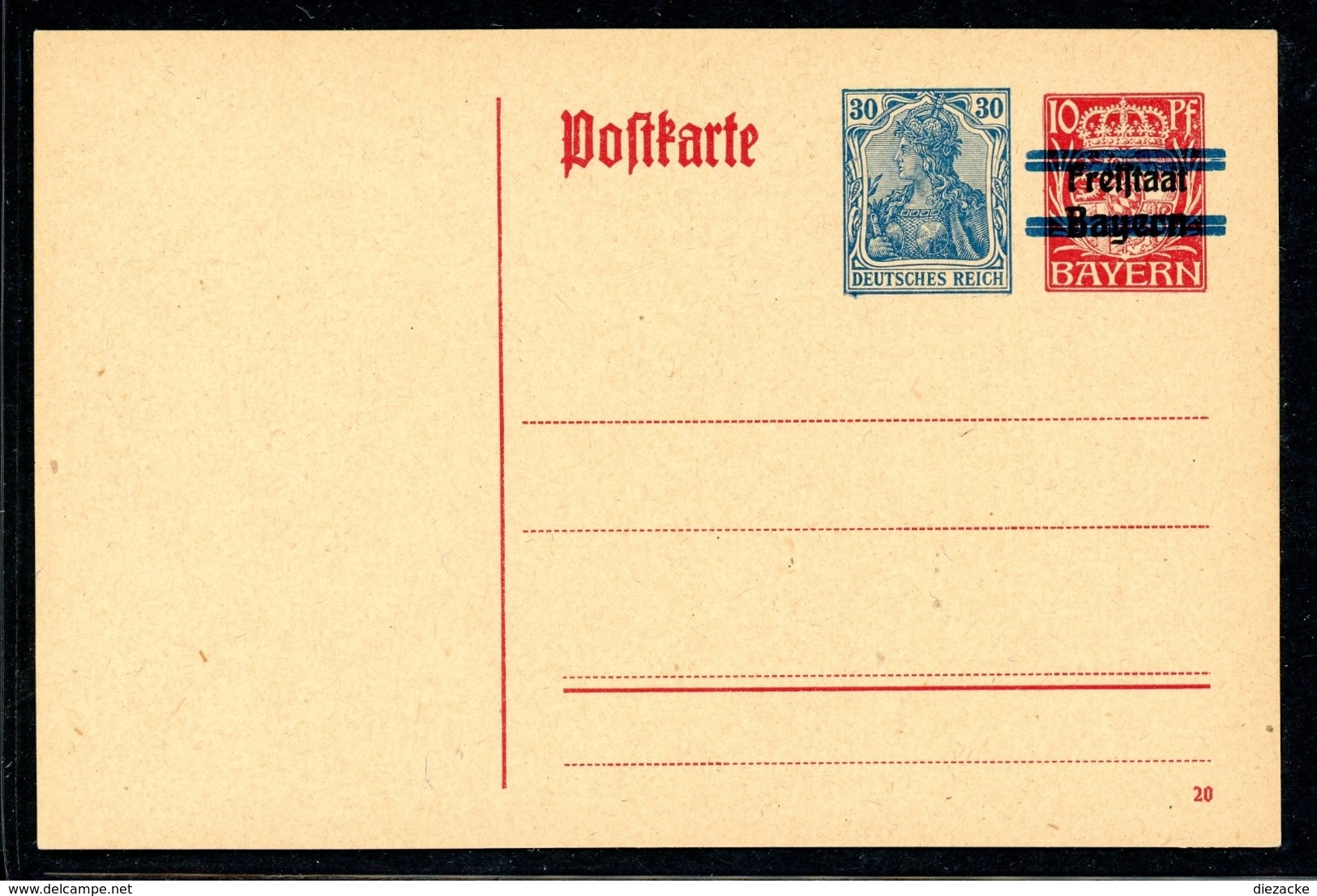 Deutsches Reich Ganzsachen Postkarte MiNr. P 132 II 02 Ungebraucht (G127 - Altri & Non Classificati