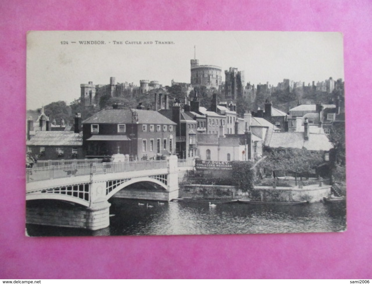 CPA ROYAUME UNI WINDSOR THE CASTLE AND THAMES - Windsor