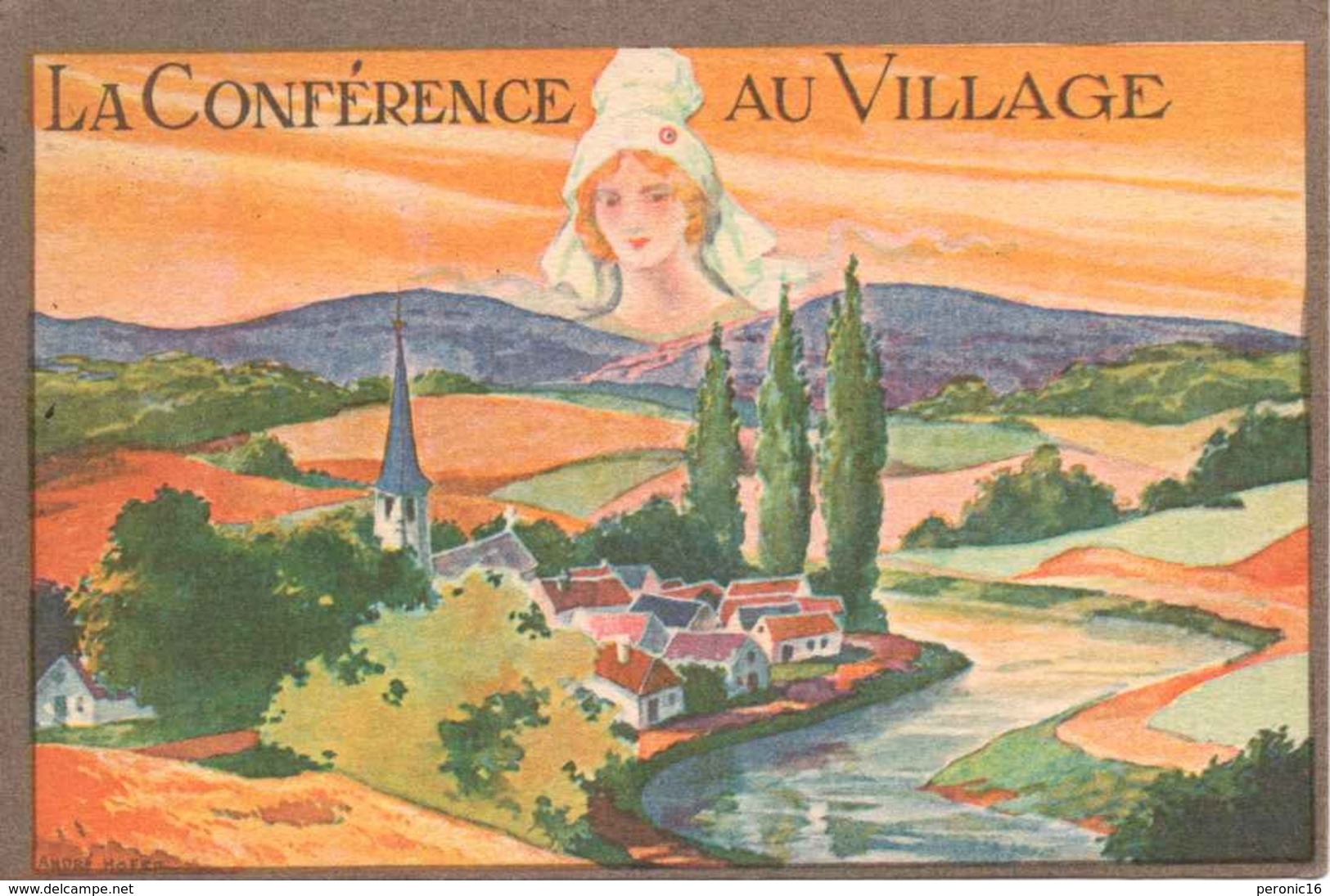 ANDRE HOFER : La Conférence Au Village 1925 - Hofer, André