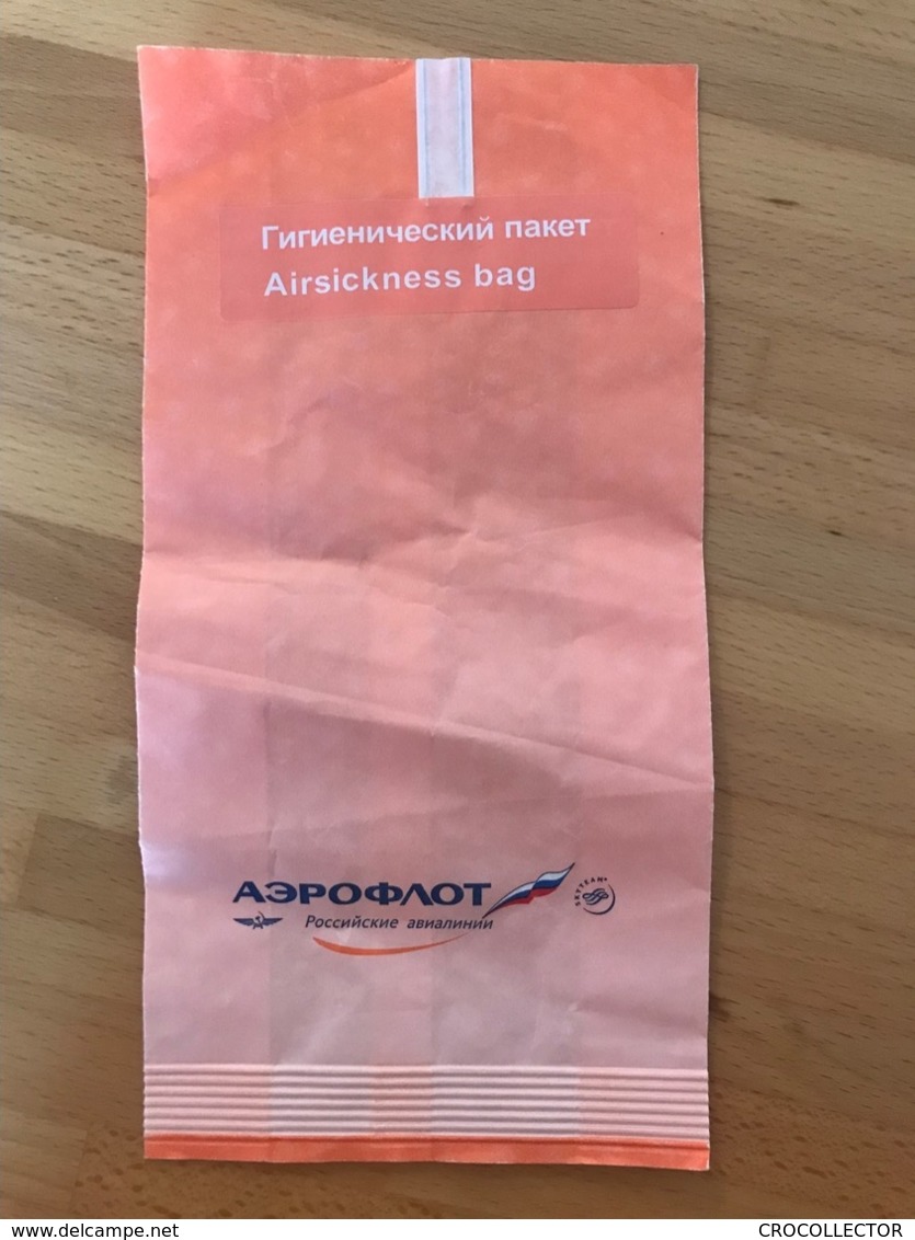 AEROFLOT AIR SICKNESS BAG - Artículos De Papelería