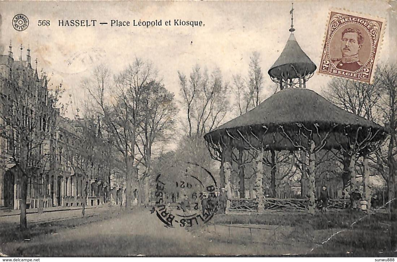 Hasselt - Place Léopold Et Kiosque 1920 (vaste Prijs) - Hasselt