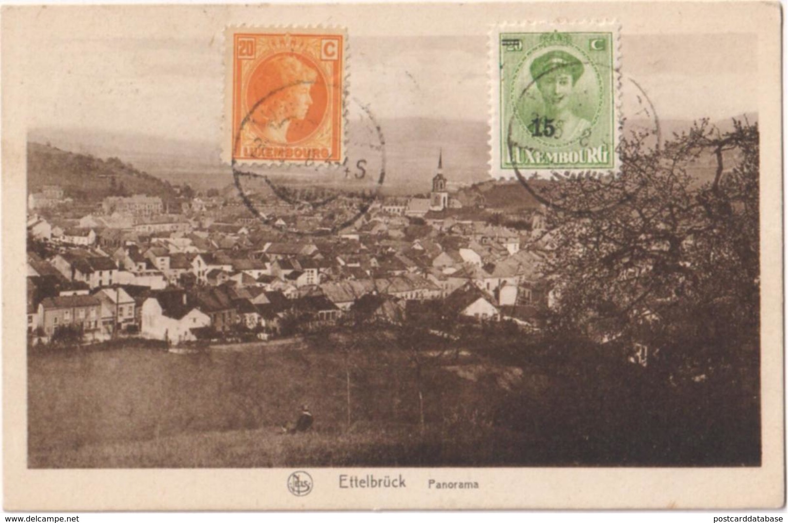 Ettelbruck - Panorama - & Cachet - Ettelbruck