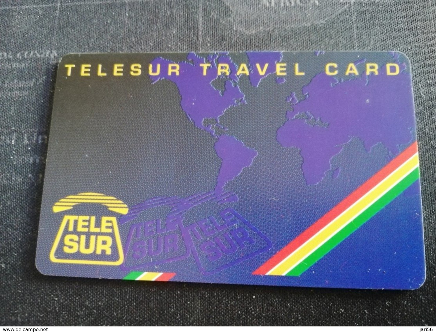 SURINAME  TELESUR TRAVEL CARD  21 Units Thick Card Mint / (RRR)  1e Issue  PREPAID CARD           ** 1404** - Suriname