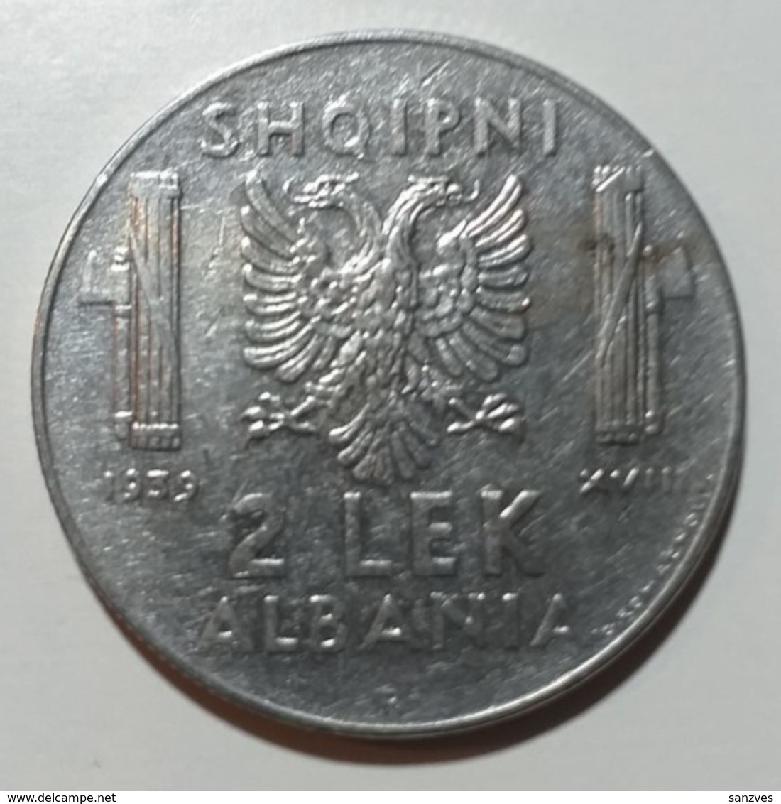 Albania  2 Lek1939 - Albania