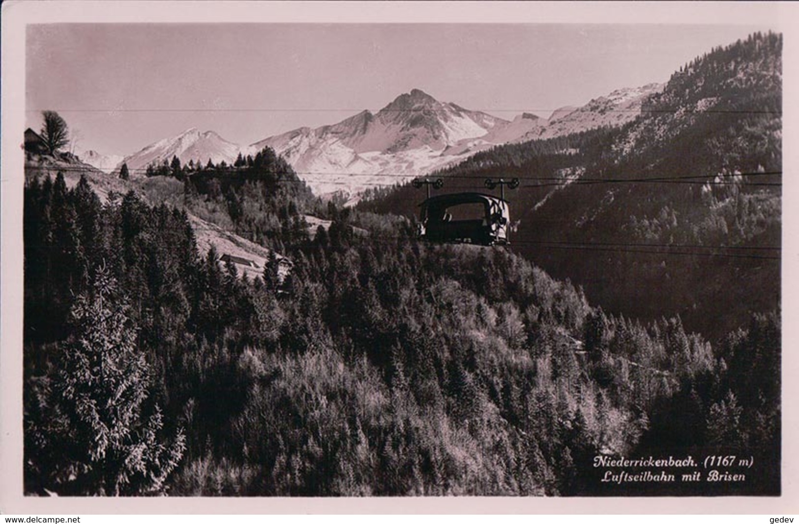 Maria - Rickenbach NW, Luftseilbahn Mit Brisen, Télécabine (8010) - Autres & Non Classés