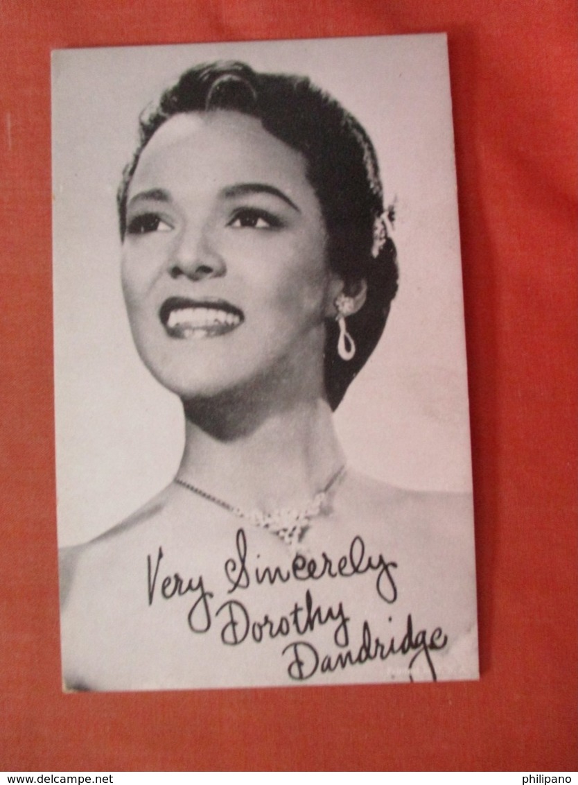 Arcade Card  Blank Back Dorothy Dandridge  >   >ref 3990 - Artistas