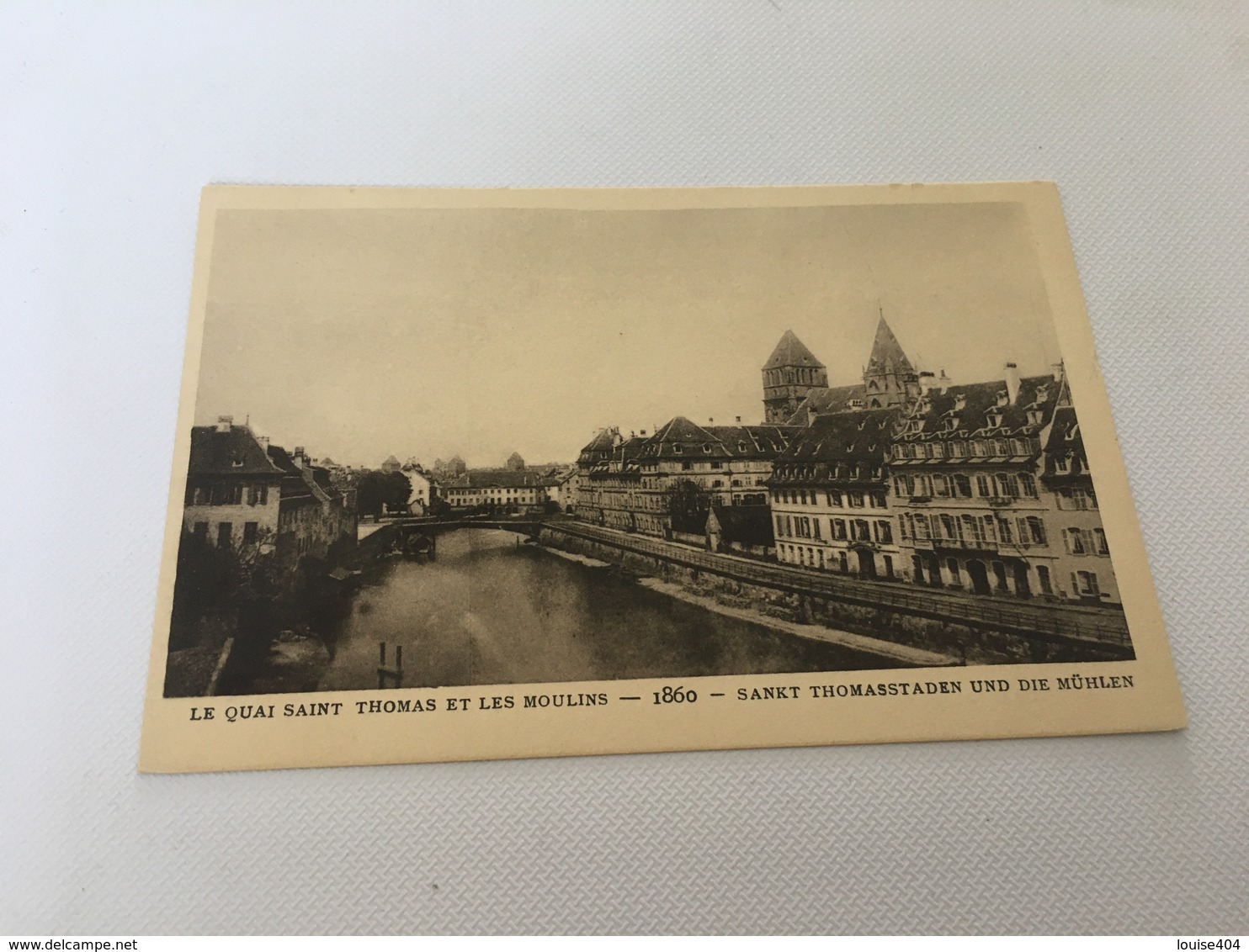 CN - 1400 - Le STRASBOURG Disparu - Le Quai Saint Thomas Et Les Moulins 1860 - Strasbourg