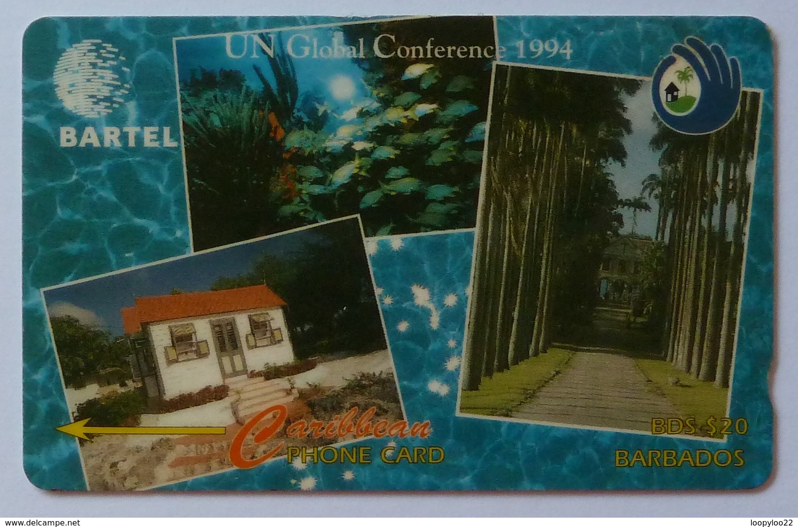 BARBADOS - GPT - UN Global Conference 1994 - BAR-14B - 14CBDB - 1994 - 35,000 - Used - Barbades