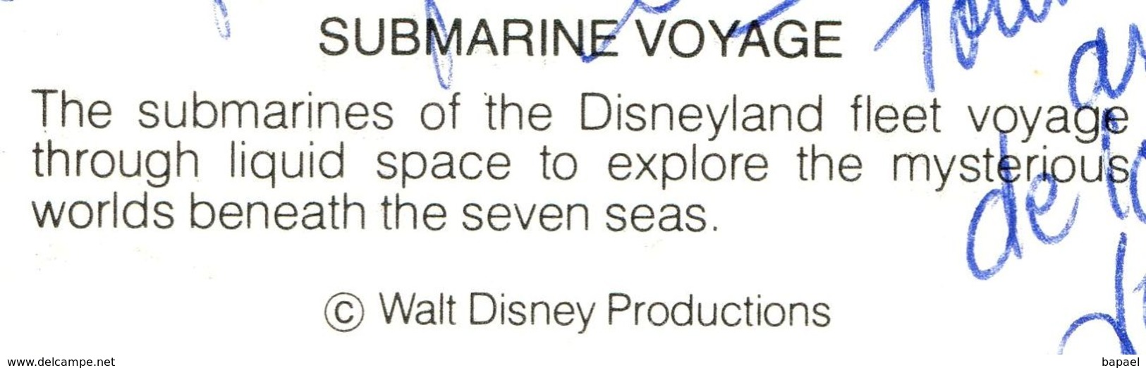 Anaheim (États-Unis) - Disneyland - Submarine Voyage (+ Détail Description) - Anaheim