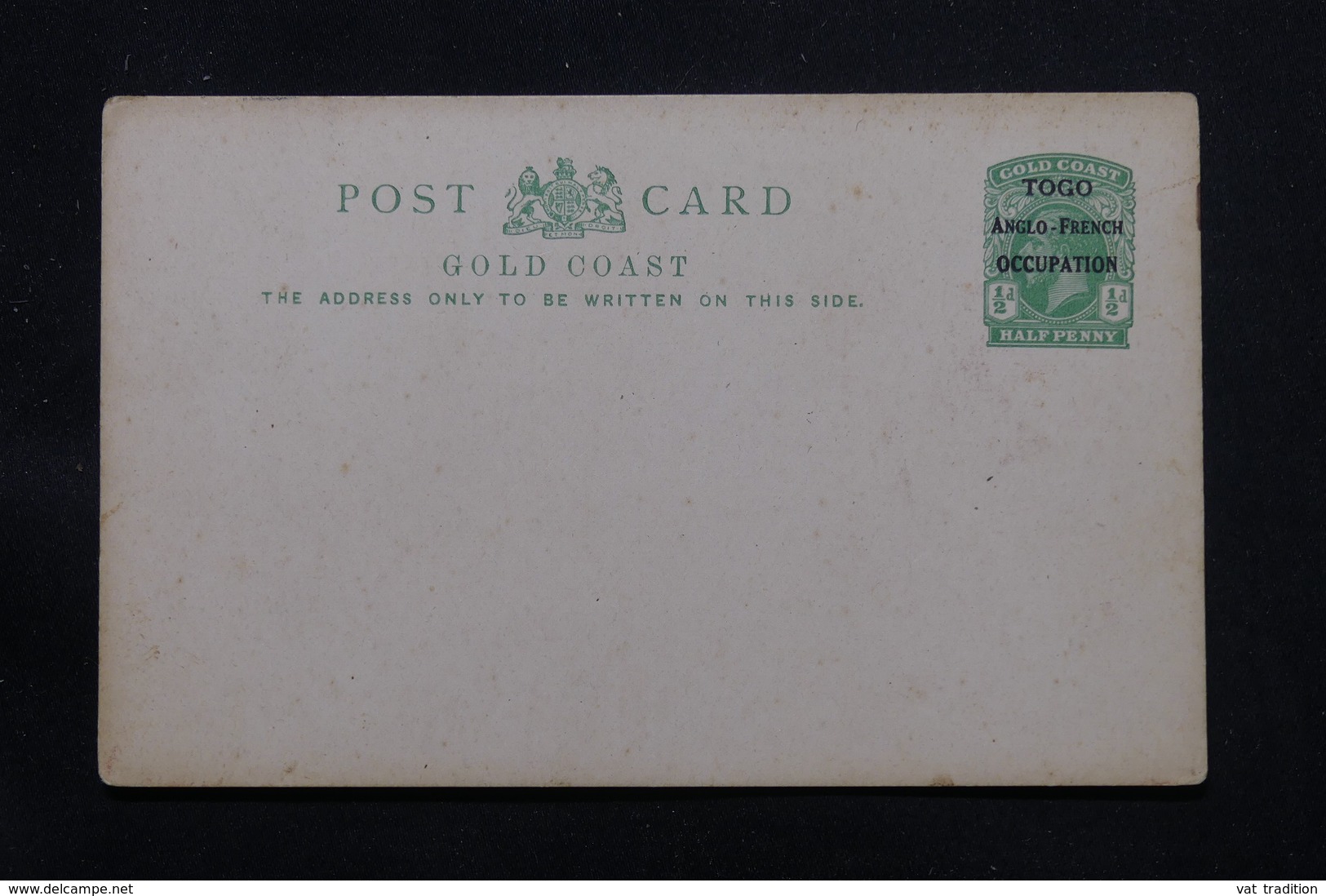 TOGO - Entier Postal Surchargé " Togo Anglo-French Occupation ", Non Circulé  - L 58104 - Briefe U. Dokumente