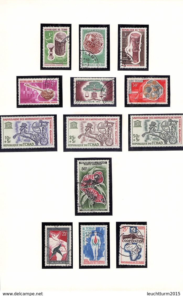 TCHAD - SMALL COLLECTION */ O /C - Tchad (1960-...)