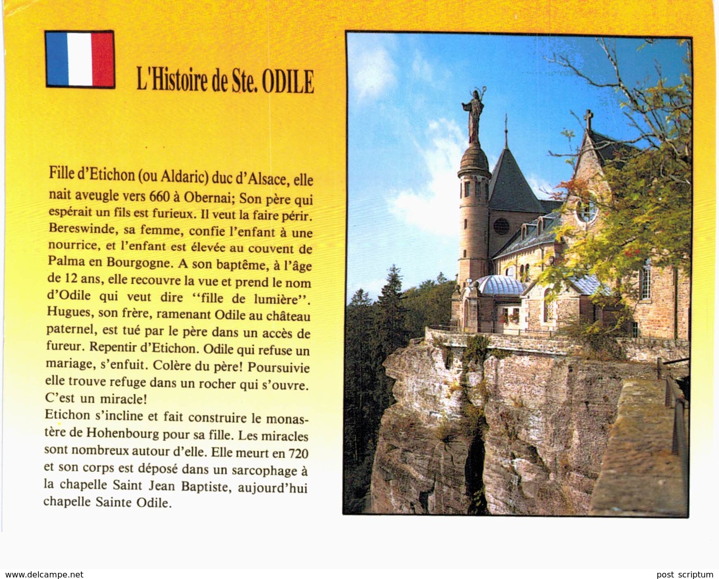 Lot 165-  Mont sainte Odile - 160 cartes