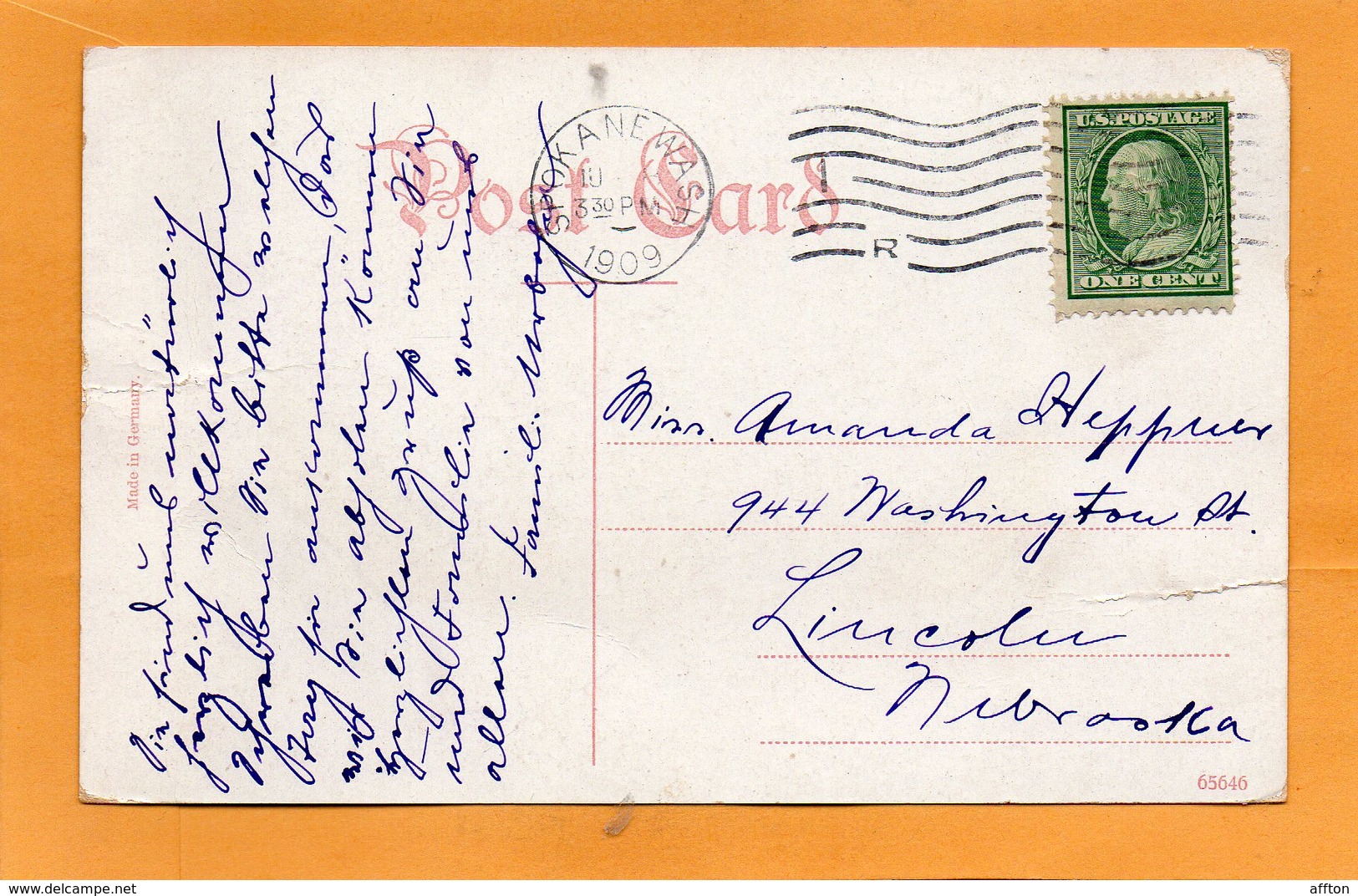 Spokane Wash 1905 Postcard - Spokane