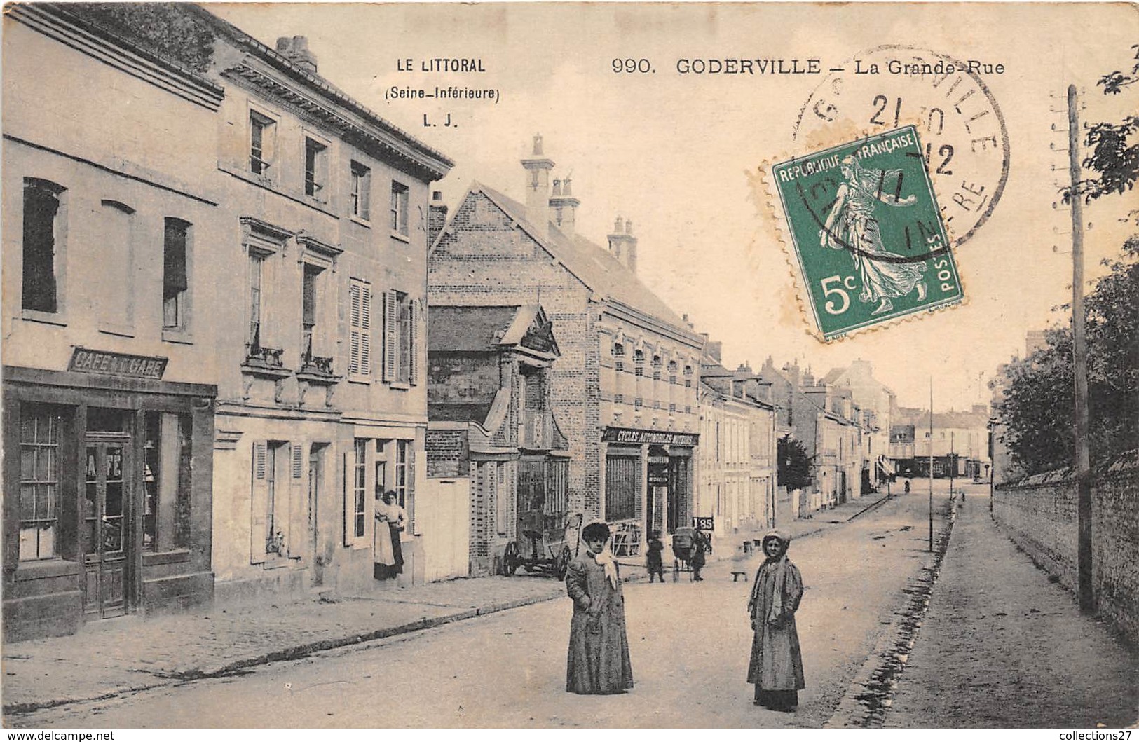 76-GODERVILLE- LA GRANDE RUE - Goderville