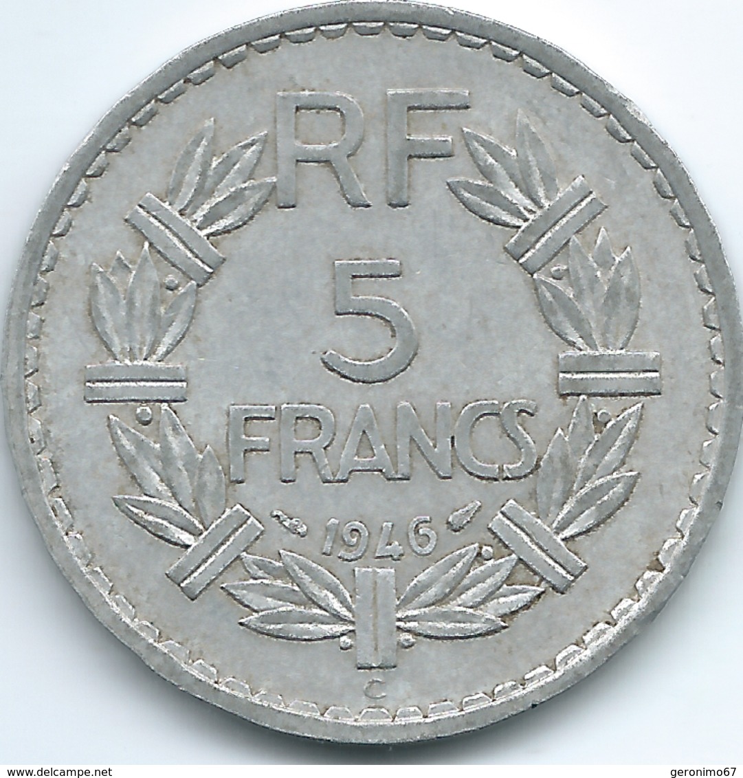 France - 5 Francs - 1946 C - KM888b.3 - Other & Unclassified