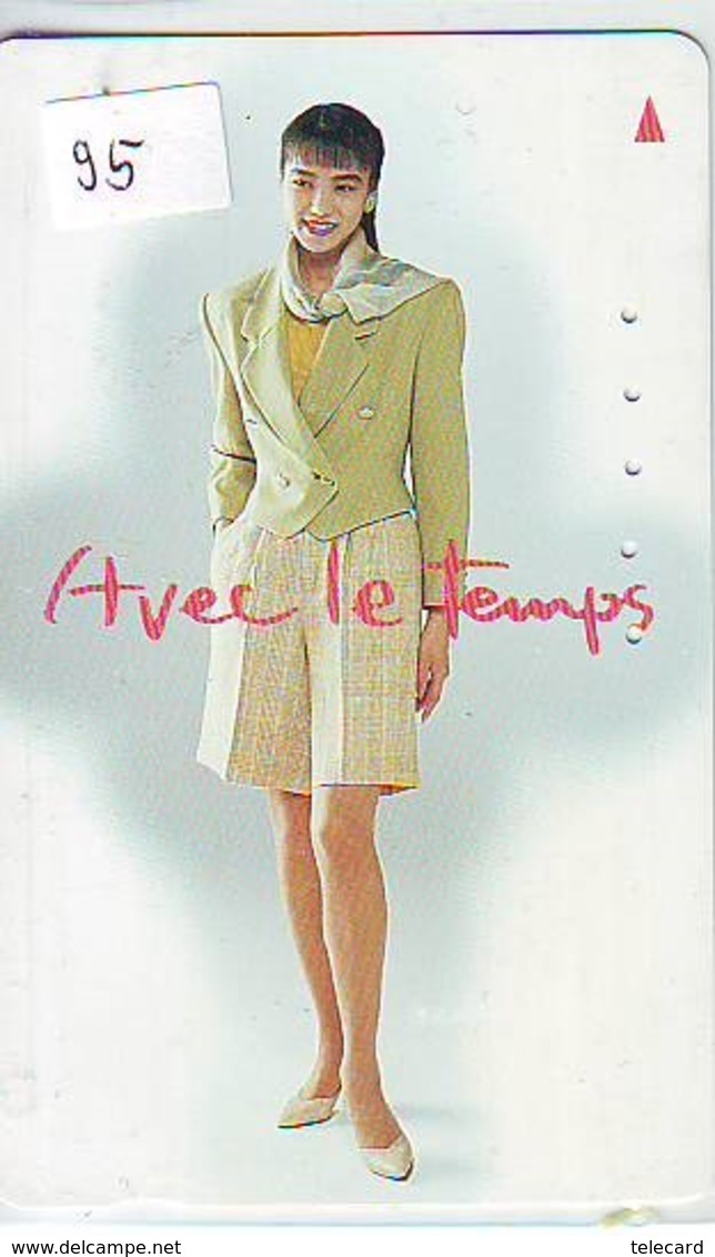 Télécarte *  MODE - FASHION (95) * JOLIE FEMME - NICE GIRL * Japan Phonecard - Frau* - Mode