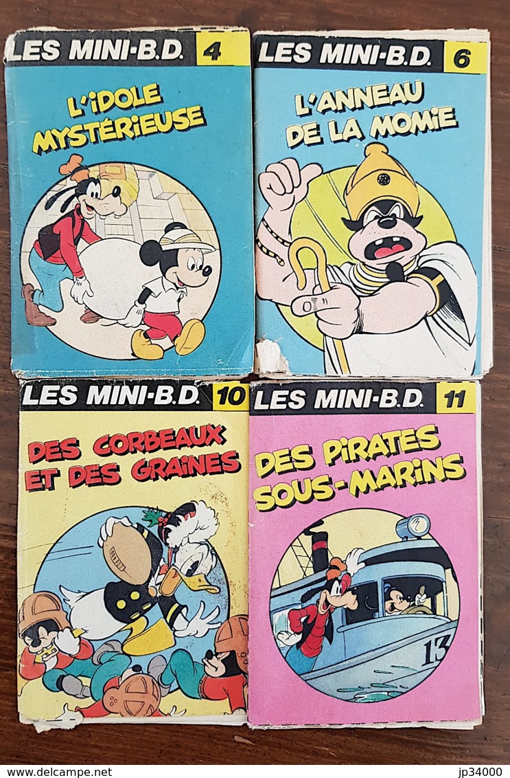 Mini-récit MICKEY. Lot 4 Numéros Différents (MICKEY, DONALD, PLUTO...) 4+6+10+11 - Journal De Mickey