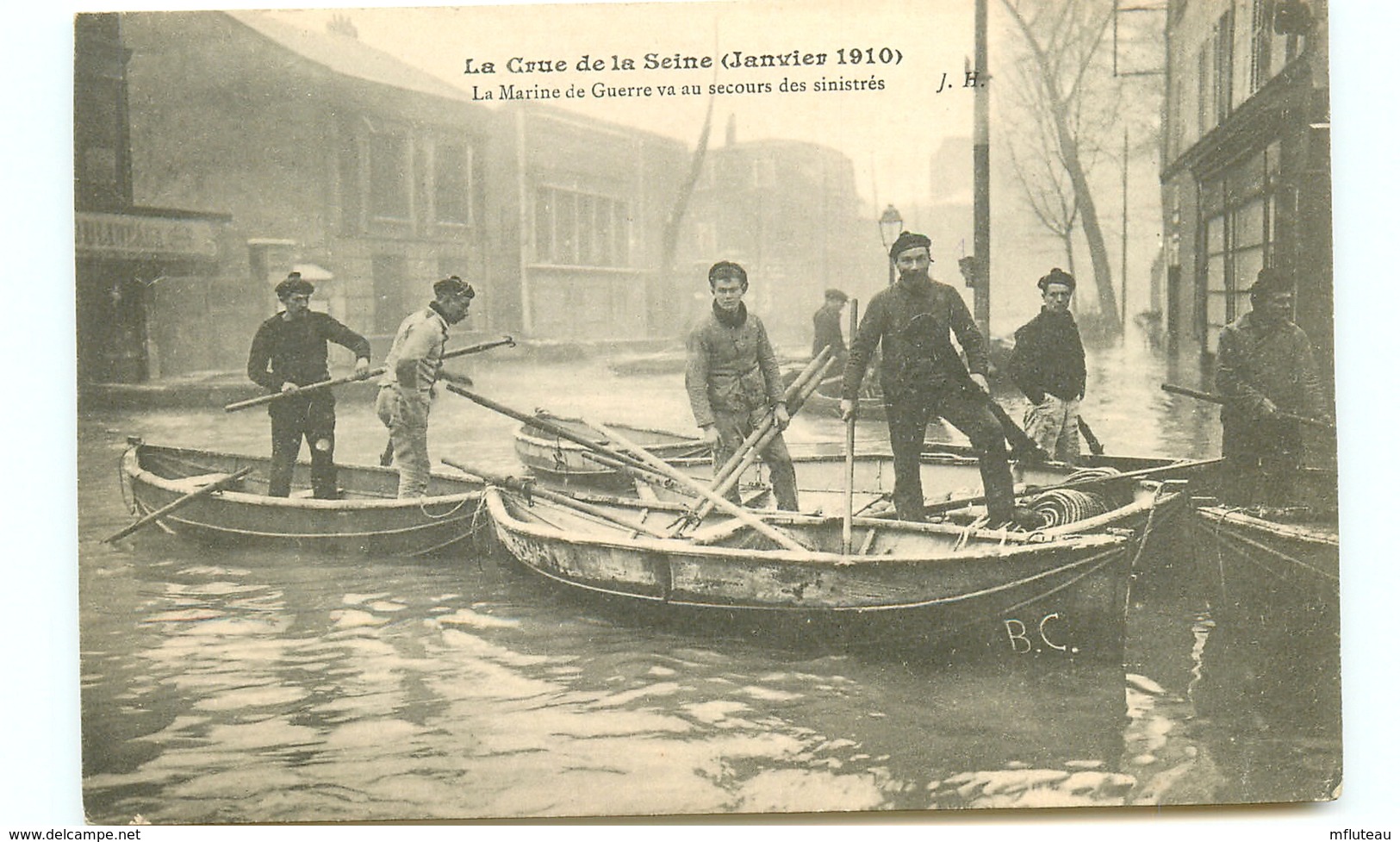 75* PARIS   Inondations - Marine De Guerre - Inondations De 1910