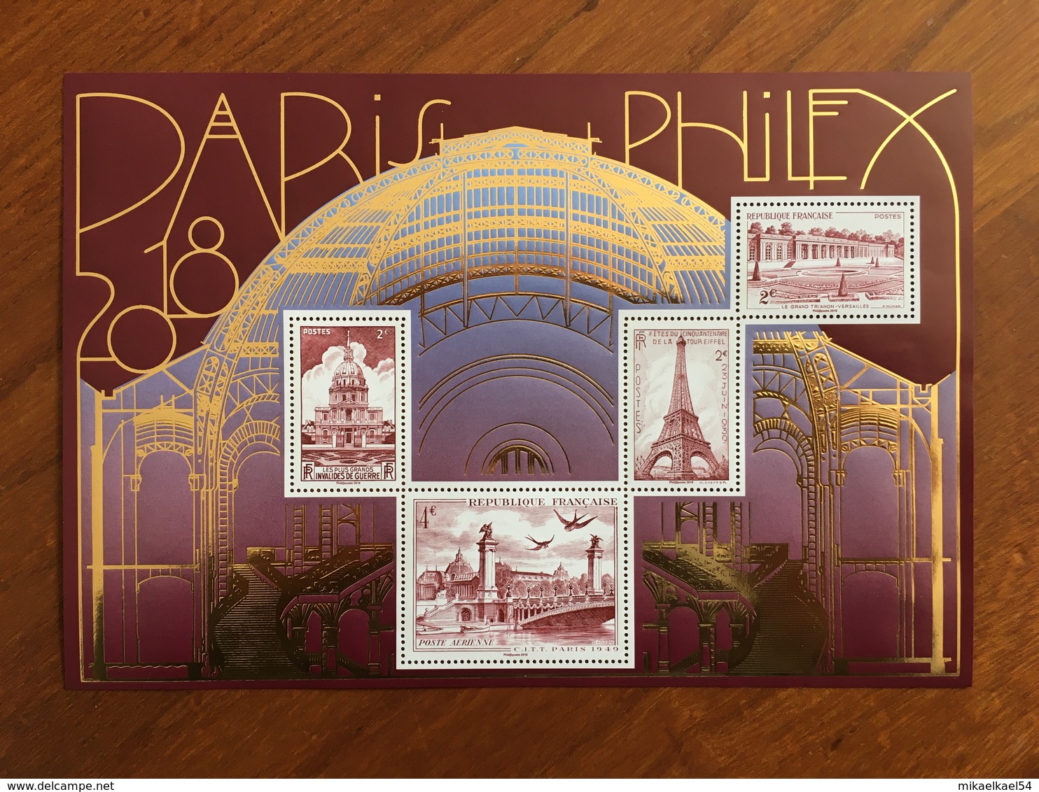 BLOC FEUILLET PARIS PHILEX 2018  MONUMENTS DE PARIS Y&T F5522 - Neuf ** - Mint/Hinged