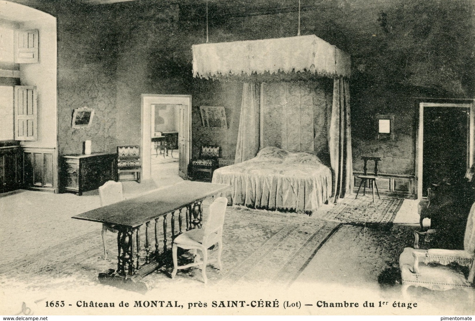 CHATEAU DE MONTAL PRES SAINT CERE CHAMBRE DU 1er ETAGE - Saint-Céré