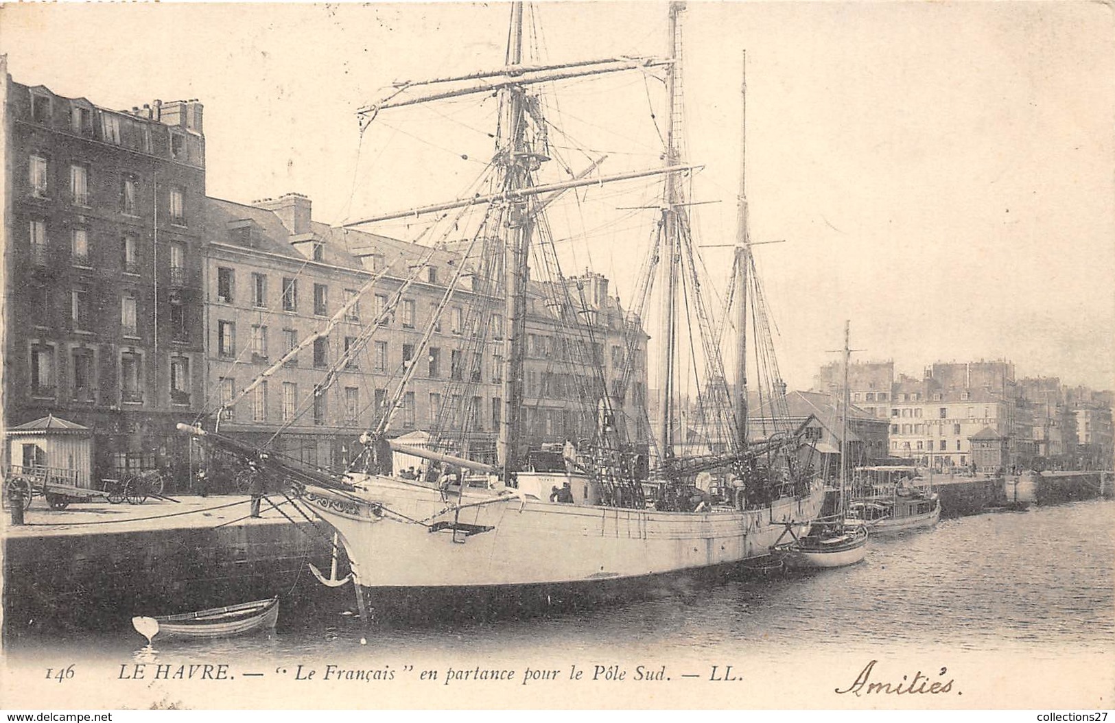 76-LE-HAVRE- LE FRANCAIS, EN PARTANCE POUR LE PÔLE SUD - Harbour
