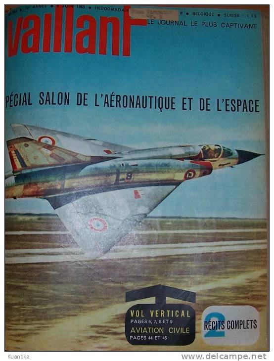 1963 Vaillant Le Journal le plus Captivant No 934-953,Album Relie, Bound Album,  Album Rilegato