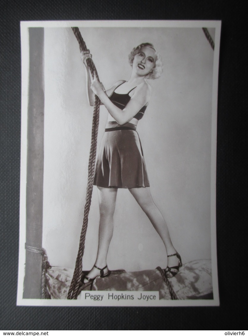 REAL PHOTO - PIN UP (V2004) PEGGY HOPKINS JOYCE (2 Vues) N°19 BEAUTIES OF TO-DAY Third Series - Phillips / BDV