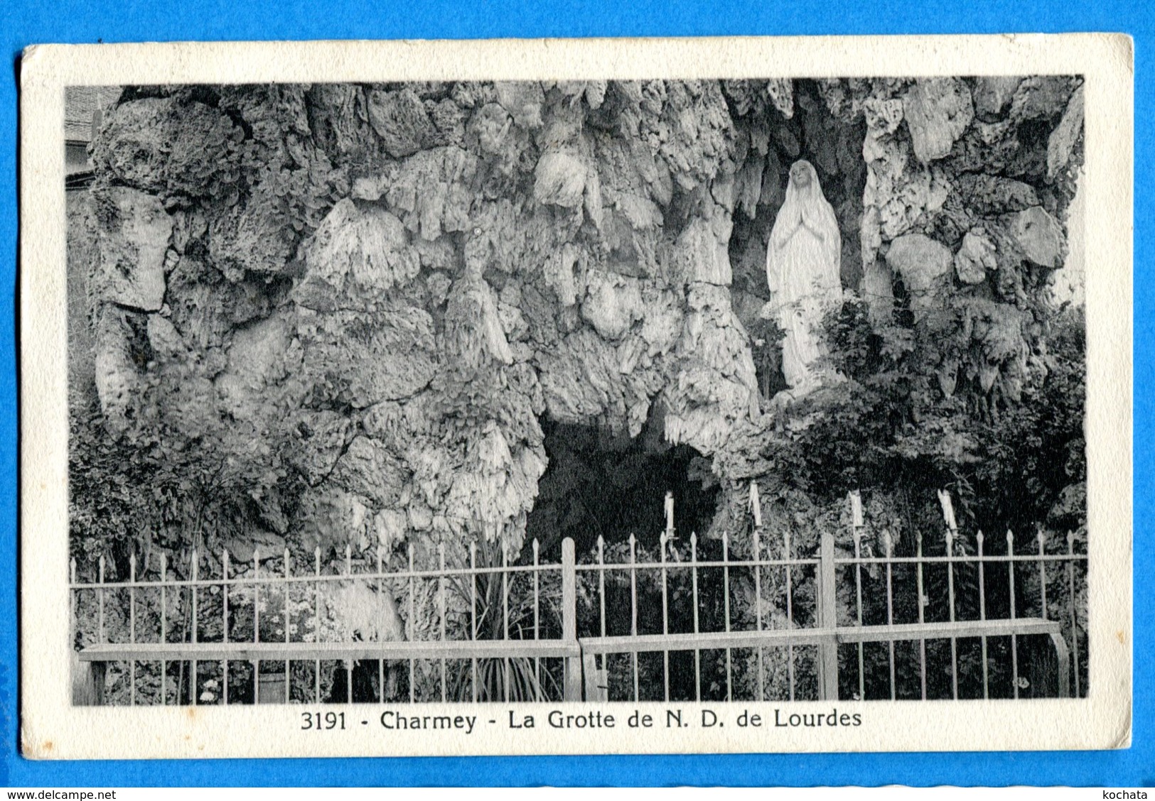 NY720, Charmey, La Grotte De Notre Dame De Lourdes, 3191, Ch. Morel, Non Circulée - Charmey