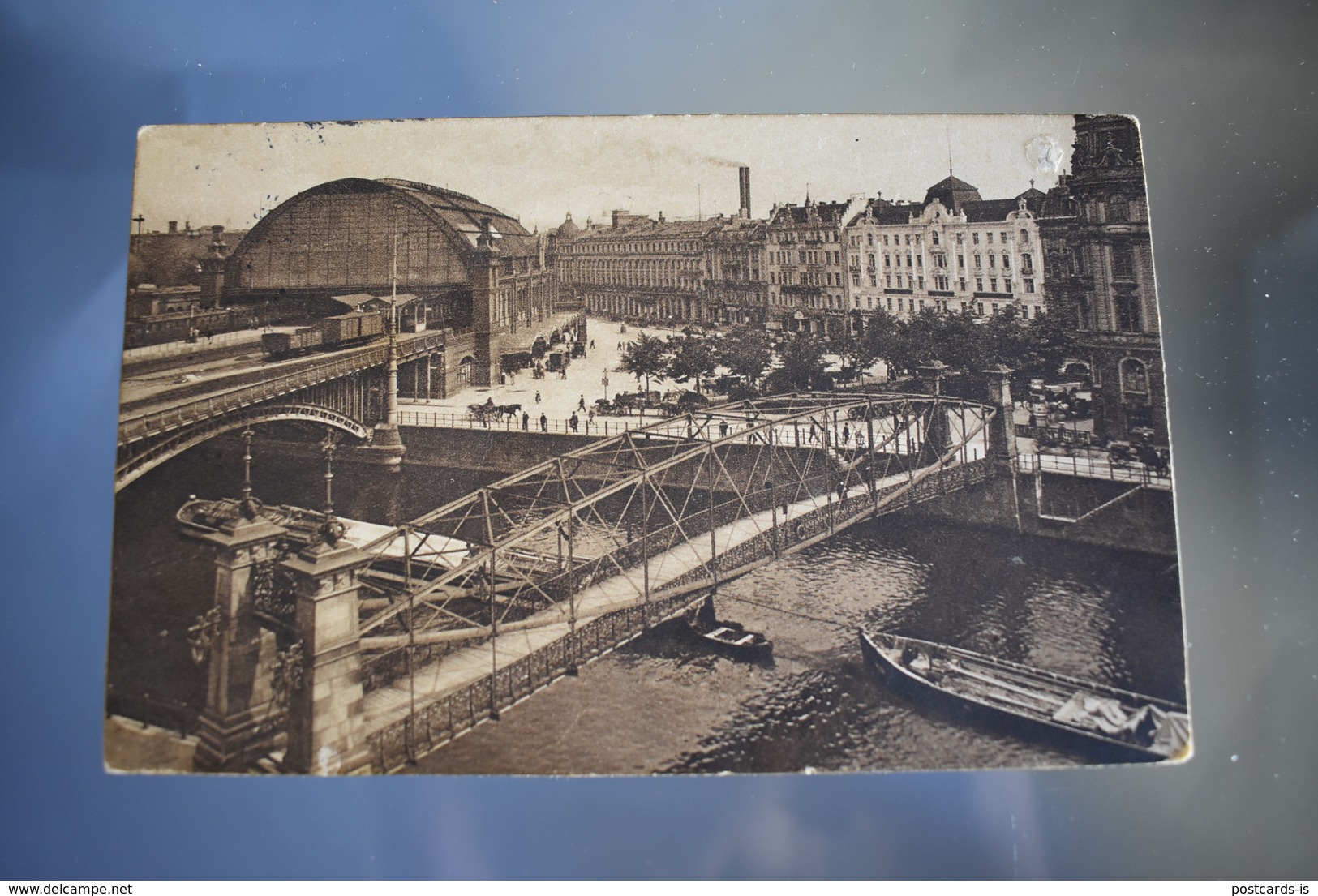 A088 Berlin Bahnhof Railstation Friedrichstrasse / Train Boat 1913 - Friedrichshain