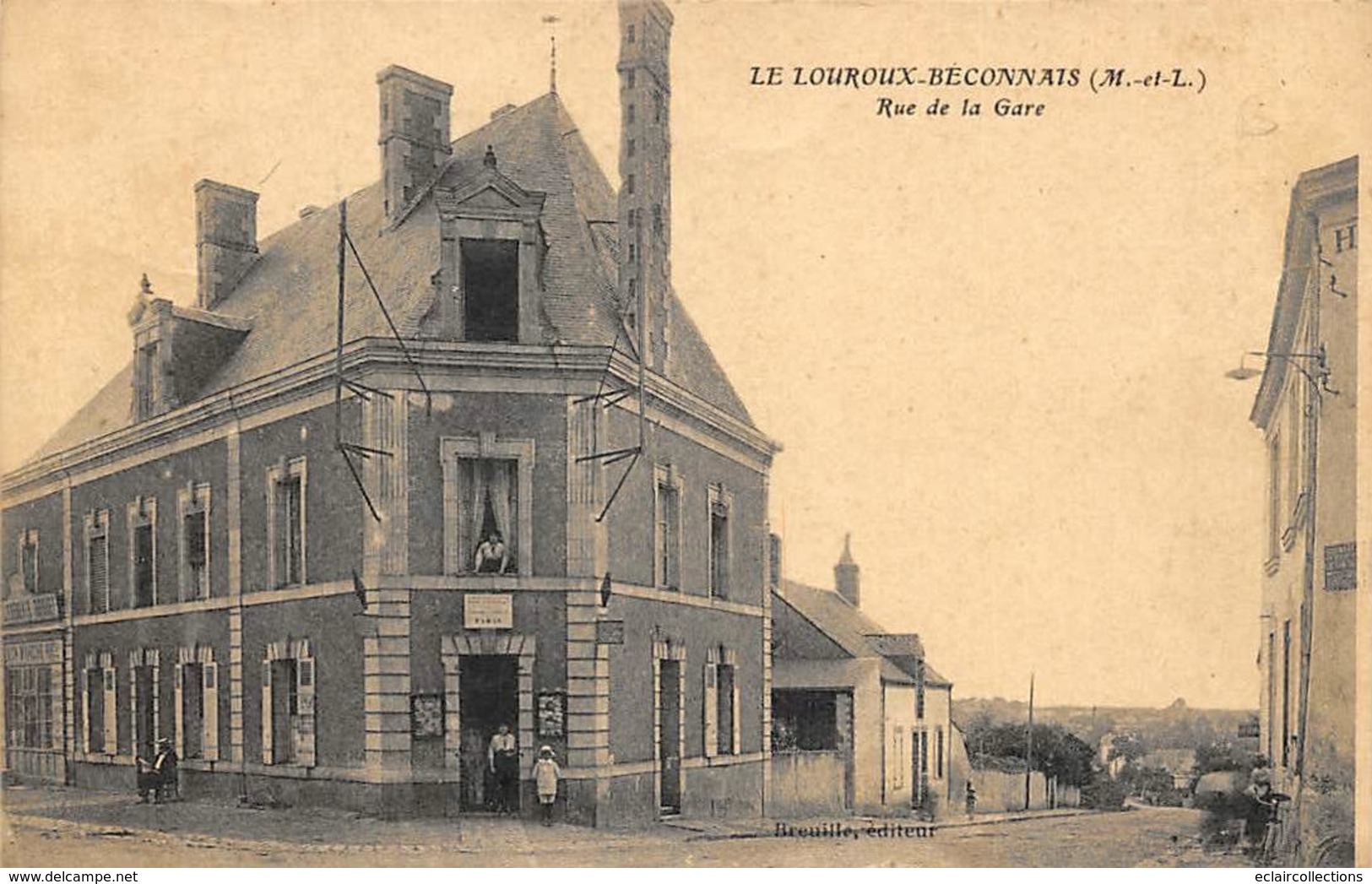 Le Louroux Béconnais        49       Rue De La Gare . Bureau De Tabacs          (Voir Scan) - Le Louroux Beconnais