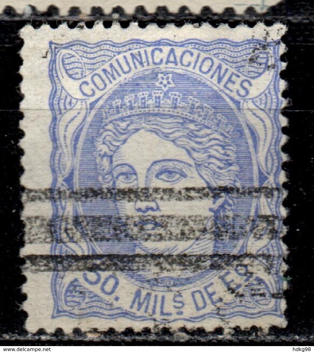E+ Spanien 1870 Mi 101 Hispania - Used Stamps