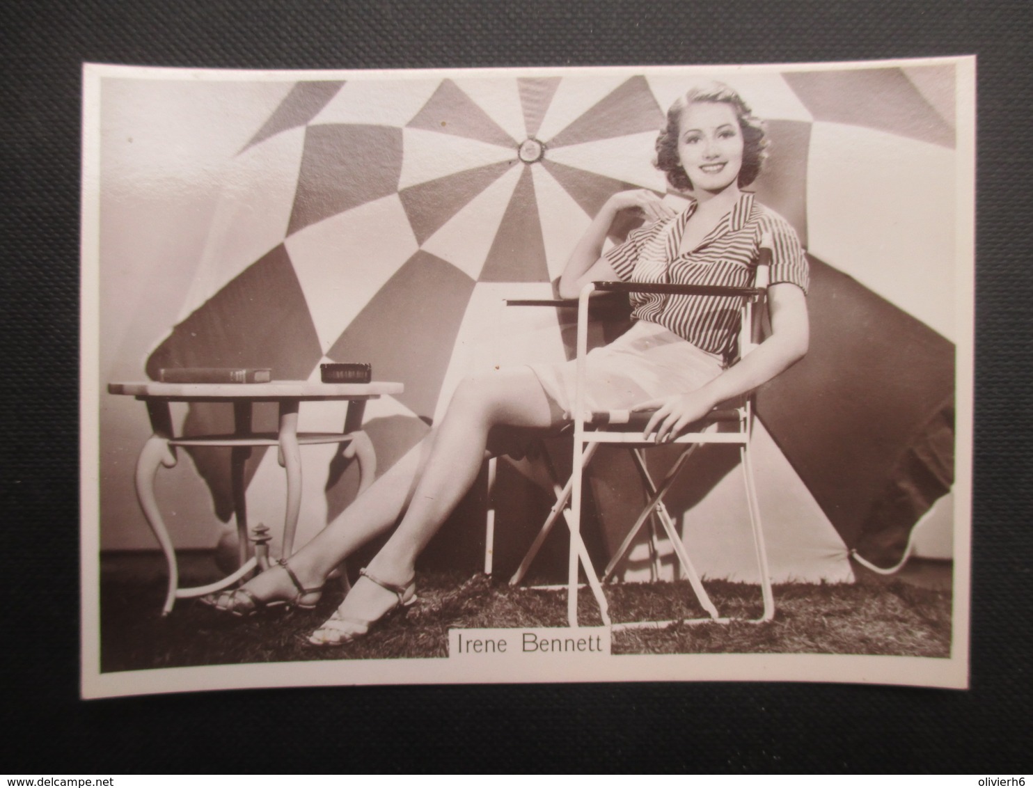 REAL PHOTO - PIN UP (V2004) IRENE BENNETT (2 Vues) N°26 BEAUTIES OF TO-DAY Second Series - Phillips / BDV