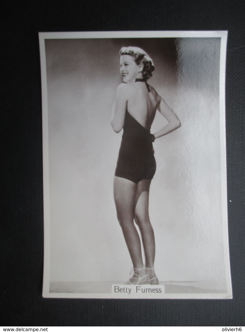 REAL PHOTO - PIN UP (V2004) BETTY FURNESS (2 Vues) N°32 BEAUTIES OF TO-DAY Second Series - Phillips / BDV