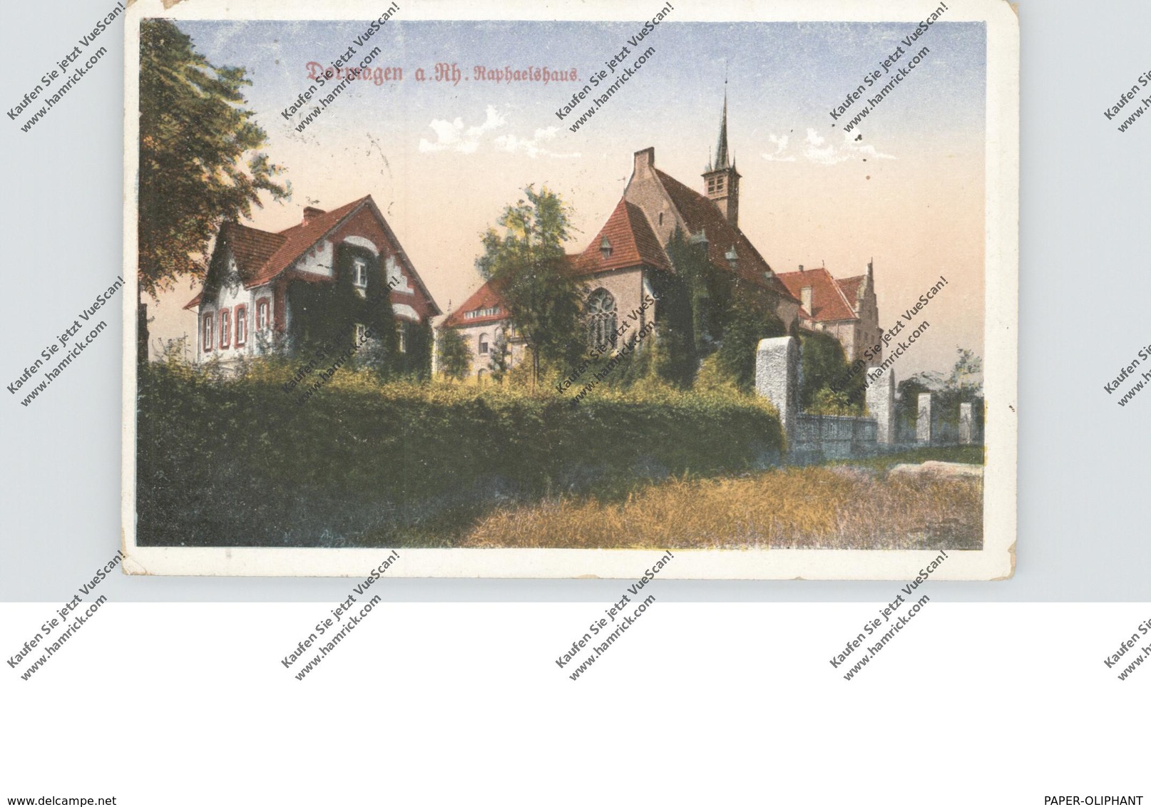 4047 DORMAGEN, Raphaelshaus, 1921, Belgische Militärpost - Dormagen