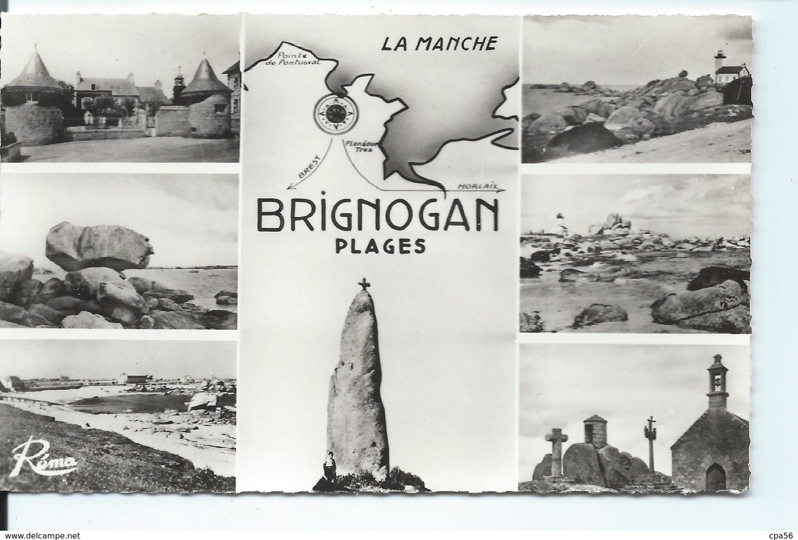 BRIGNOGAN - Carte Multivues REMA - Années 60 - N°5214 - Brignogan-Plage