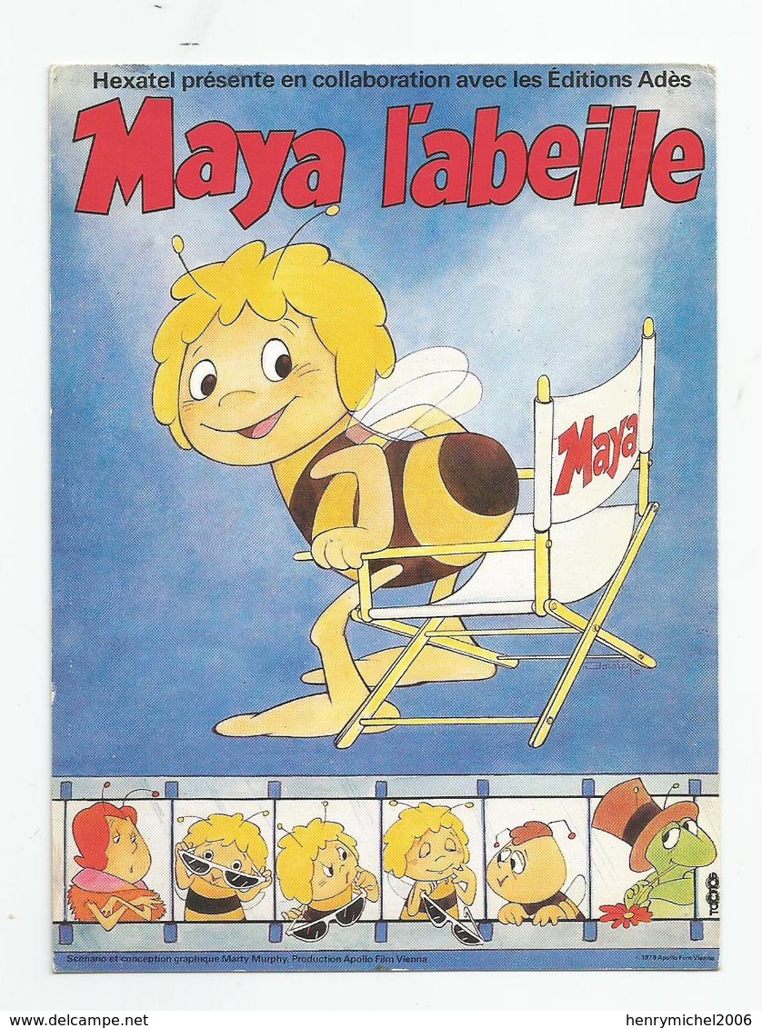 Cpm Maya L'abeille Sortie Cinema 20/10/1982 - Affiches Sur Carte