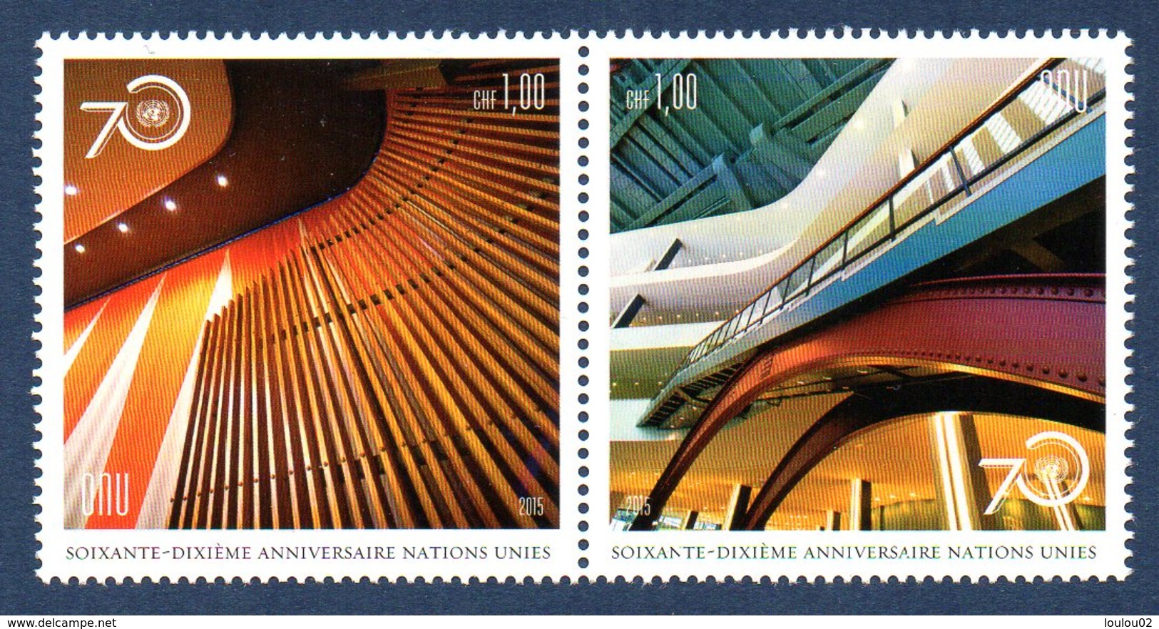 ONU Nations Unies - Vereinte Nationen - Geneve Geneva Genk 2015 - United Nations - 927 928 - Neuf ** MNH - ONU