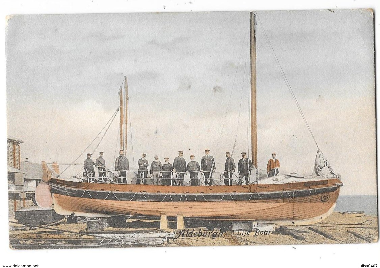 ALDEBURGH (Angleterre) Life Boat Canot De Sauvetage Animation - Autres & Non Classés