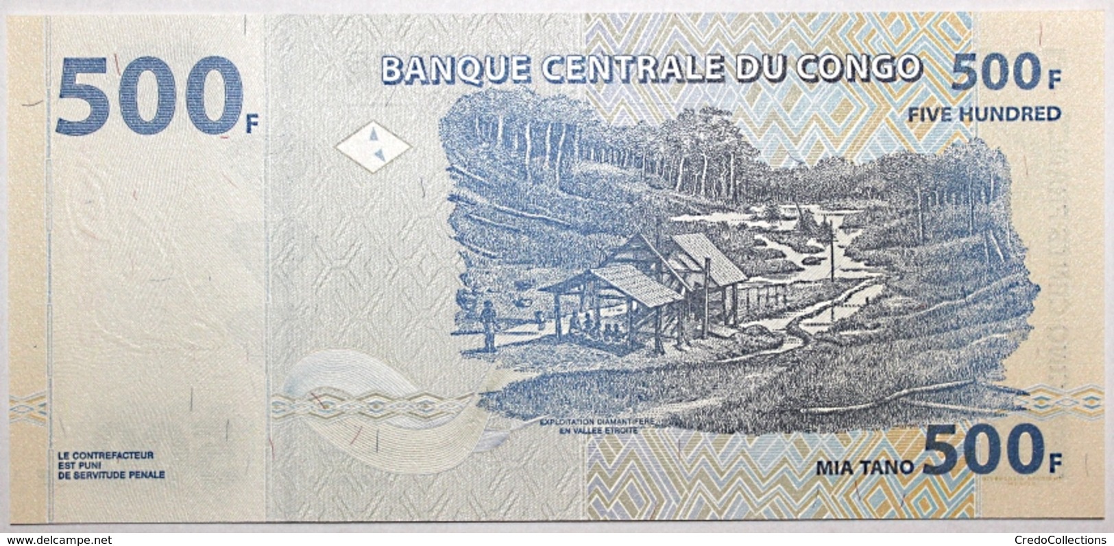 Congo (RD) - 500 Francs - 2002 - PICK 96a - NEUF - República Democrática Del Congo & Zaire