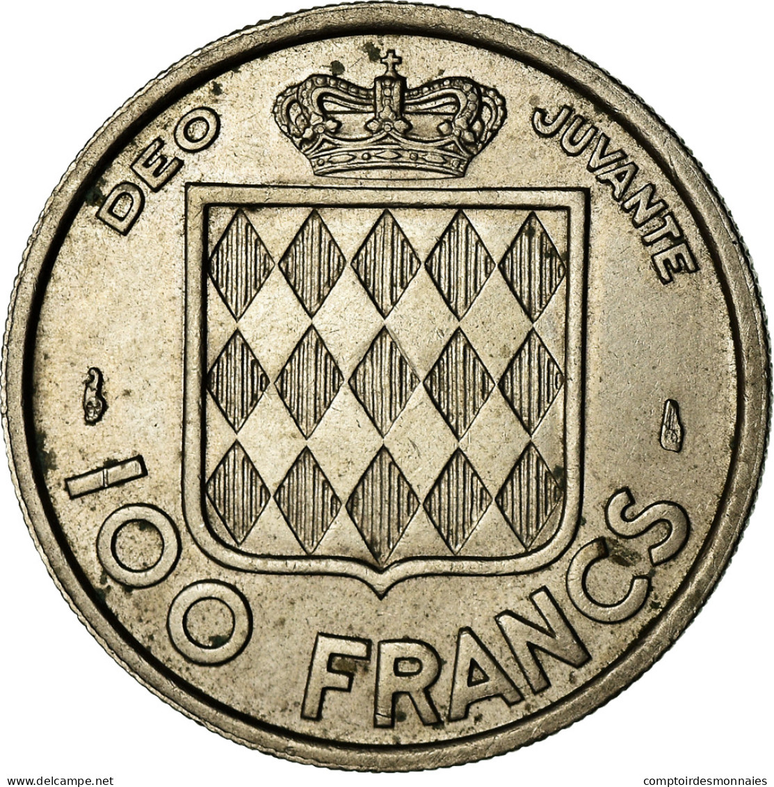 Monnaie, Monaco, Rainier III, 100 Francs, Cent, 1956, TTB, Copper-nickel - 1949-1956 Francos Antiguos