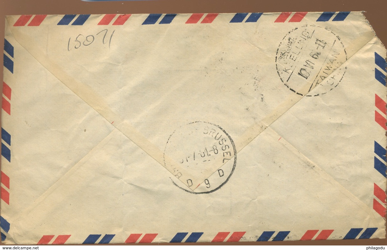 1961 Lettre Vers Belgique. Scout Et Objet D'art - Lettres & Documents