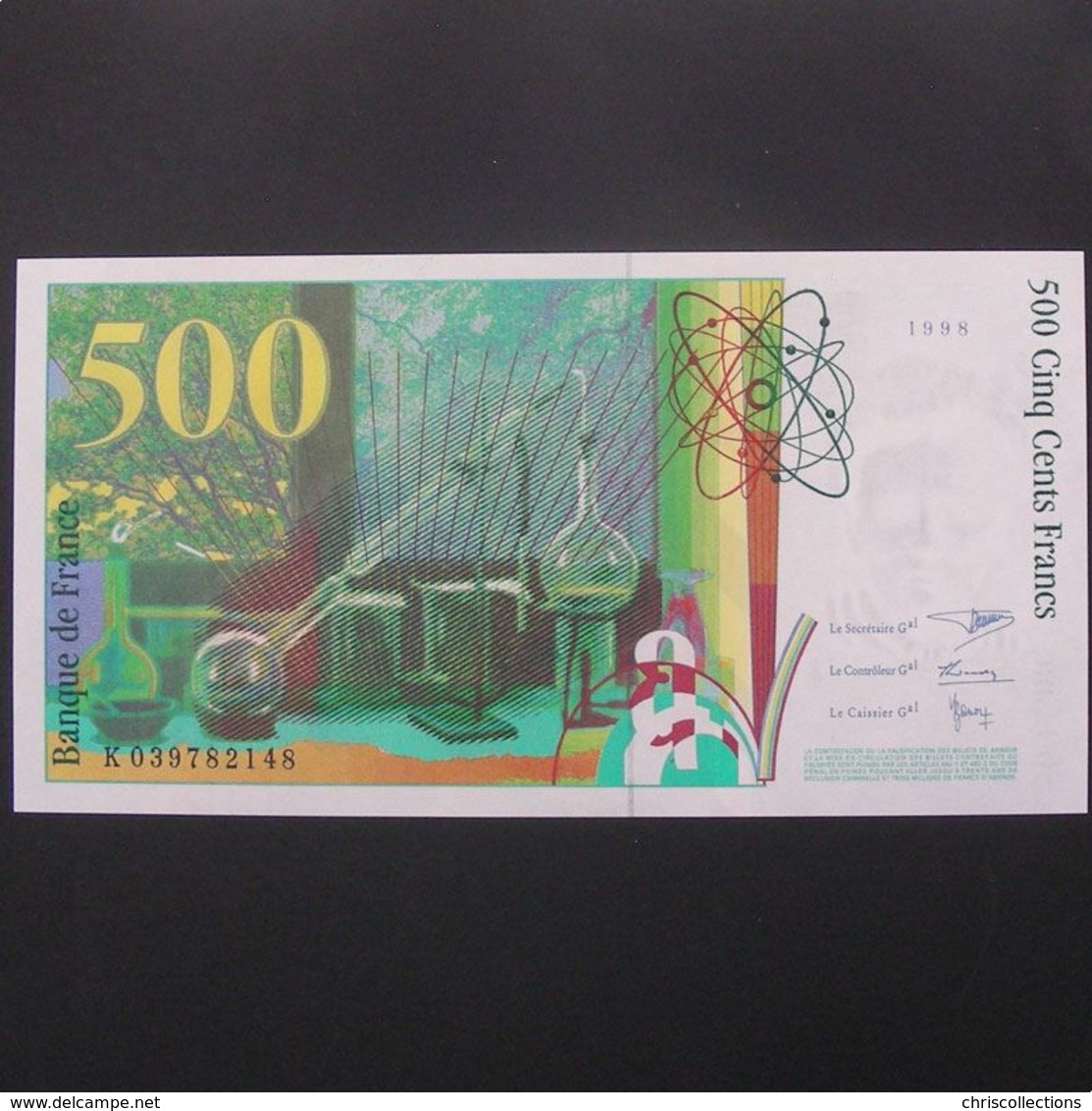 500 Francs Pierre Et Marie Curie 1998, Pr.Neuf - 500 F 1994-2000 ''Pierre Et Marie Curie''