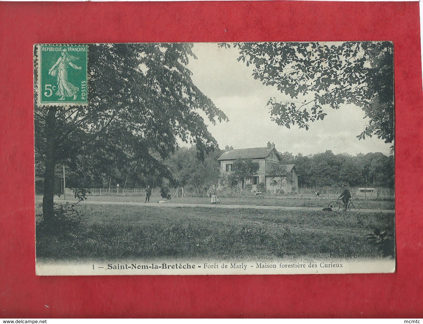 CPA  -  Saint Nom La Breteche  - Forêt De Marly  - Maison Forestière Des Curieux - St. Nom La Breteche