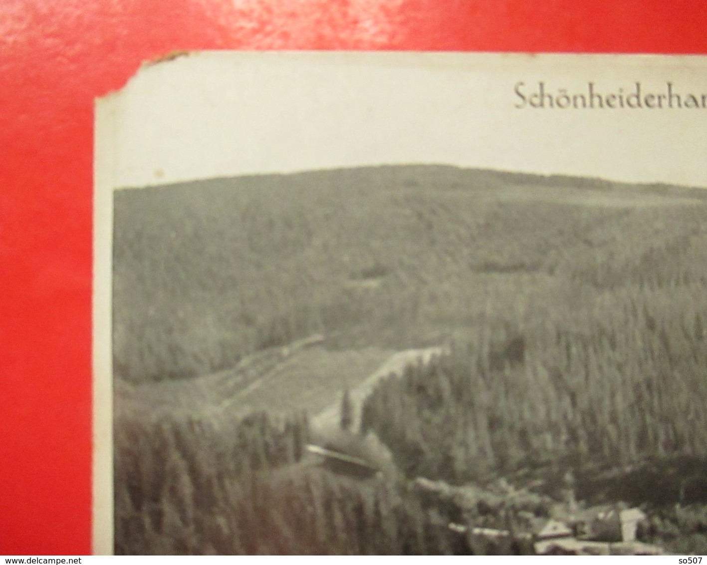 I2-Germany Vintage Postcard- Schonheiderhammer I. Erzgebirge - Schoenheide