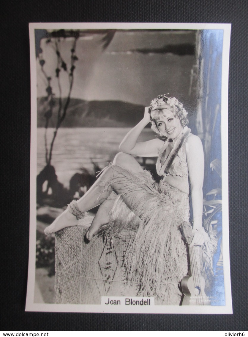 REAL PHOTO - PIN UP (V2004) JOAN BLONDELL (2 Vues) N°21 BEAUTIES OF TO-DAY - Phillips / BDV