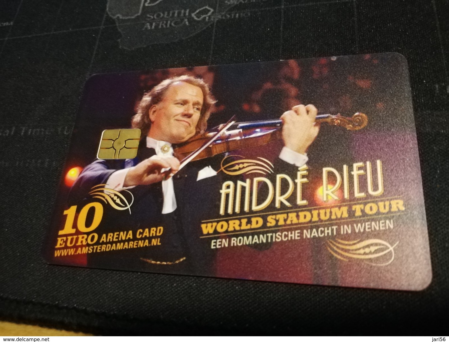 NETHERLANDS  ARENA CARD  ANDRE RIEU WORLD TOUR WENEN 2   €10,- USED CARD  ** 1425** - Publiques