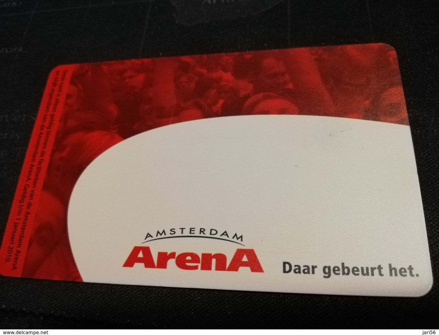 NETHERLANDS  ARENA CARD  BRUCE SPRINGSTEEN   €20,- USED CARD  ** 1426** - Publiques
