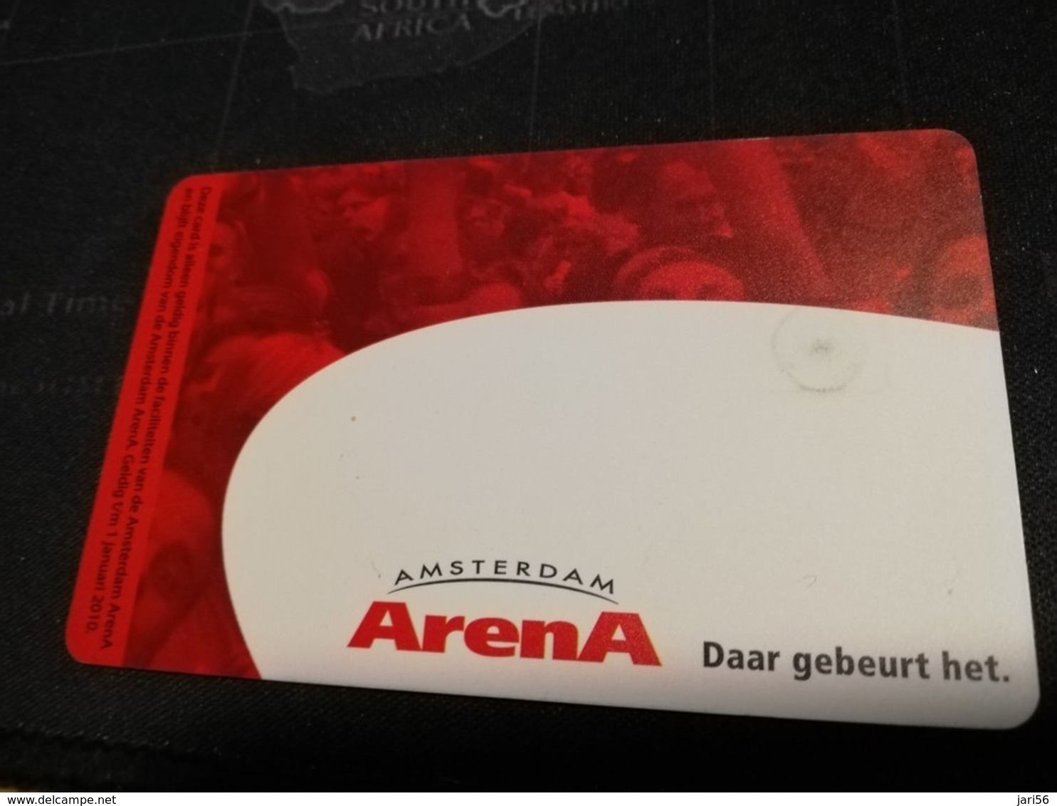 NETHERLANDS  ARENA CARD  BON JOVI    €10,- USED CARD  ** 1427** - Public