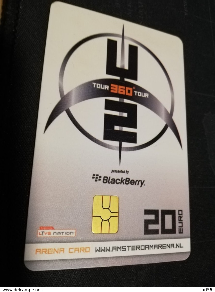 NETHERLANDS  ARENA CARD  U2 TOUR 360 TOUR    €20,- USED CARD  ** 1429** - Públicas