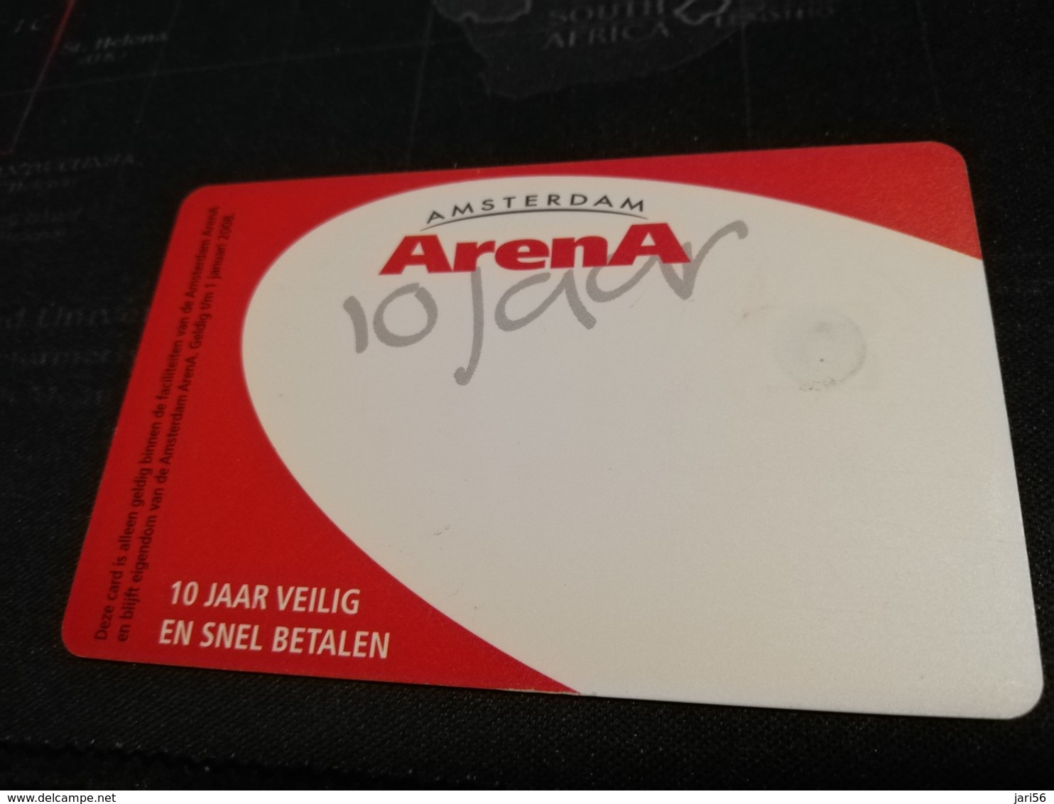 NETHERLANDS  ARENA CARD  ROBBIE WILIAMS  2006   €20,- USED CARD  ** 1431** - öffentlich